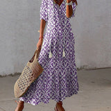 Essi - Abito Boho con copertura per la pancia