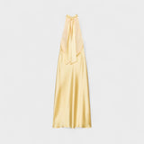 Gala - Abito in satin con scollo all'americana
