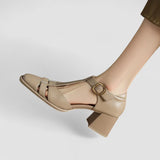 Elyxiana | Scarpe ortopediche con tacco a blocco T