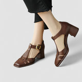 Elyxiana | Scarpe ortopediche con tacco a blocco T