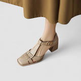 Elyxiana | Scarpe ortopediche con tacco a blocco T