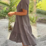 Ella - Vestito estivo rilassante con scollatura a V