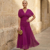 Alli | Abito Elegante Fucsia
