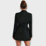 Vestito Blazer con scollo a V