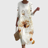 Hayley | Elegante Abito Maxi a Fiori