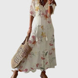 Amalia | Vintage Boho Maxi Abito Estivo