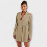 Vestito Blazer con scollo a V