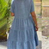 Ella - Vestito estivo rilassante con scollatura a V