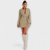 Vestito Blazer con scollo a V