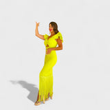 Lúcia - Neon flamencodress
