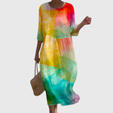 Hayley | Elegante Abito Maxi a Fiori