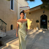 Bárbara - Maxi Abito in Satin
