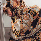 Faye - Abito Boho-stampato