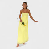 Flóssi - Abito maxi giallo