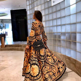Faye - Abito Boho-stampato