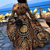 Faye - Abito Boho-stampato