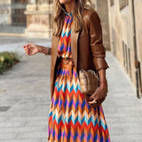 Alma - Abito Geometrico Colorato