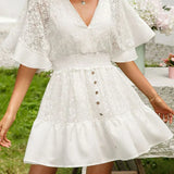 Aino - Abito bohemien in pizzo