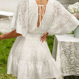 Aino - Abito bohemien in pizzo