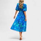 Clara - Elegante Vestito Midi a Fiori