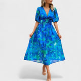 Clara - Elegante Vestito Midi a Fiori