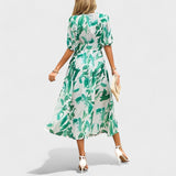 Clara - Elegante Vestito Midi a Fiori