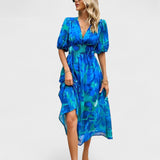 Clara - Elegante Vestito Midi a Fiori