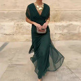 Luana - Elegante abito con scollatura a V