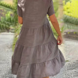 Ella - Vestito estivo rilassante con scollatura a V