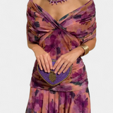 Luana - Elegante abito con scollatura a V