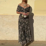 Luana - Elegante abito con scollatura a V
