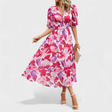 Clara - Elegante Vestito Midi a Fiori