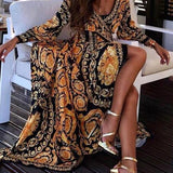 Faye - Abito Boho-stampato