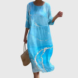 Hayley | Elegante Abito Maxi a Fiori