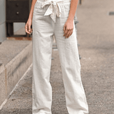 Aada - Pantaloni Comodi da Donna con Coulisse e Vita Elastico