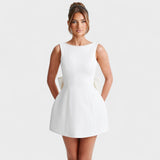 Catarina - Mini abito con perle