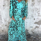 Aada - Maxi Abito Leopardo