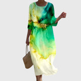 Hayley | Elegante Abito Maxi a Fiori