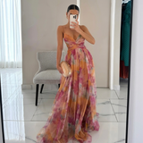 Margarida - Abito Maxi a Fiori