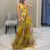 Margarida - Abito Maxi a Fiori