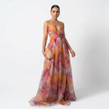 Margarida - Abito Maxi a Fiori