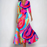 Aada | Abito Elegante a Fiori