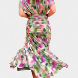 Luana - Elegante abito con scollatura a V