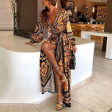 Faye - Abito Boho-stampato